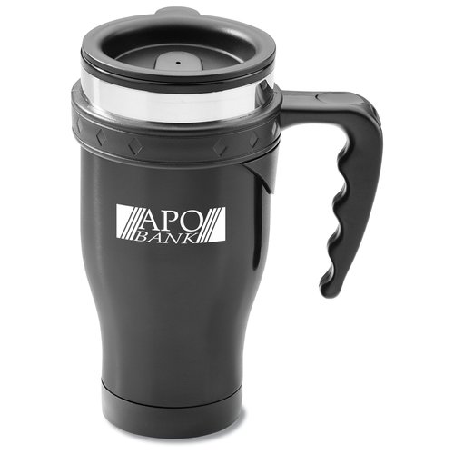 Stainless Steel Diamond Travel Mug - 16 oz. Main Image