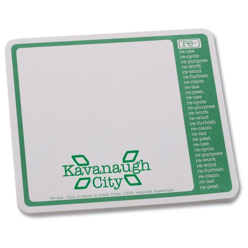 Note Paper Mouse Pad - Relax - Recycled Main Image