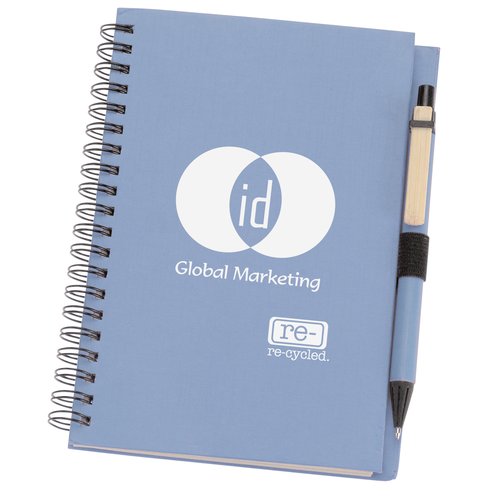 Eco Design Recycled Notebook w/Pen Main Image
