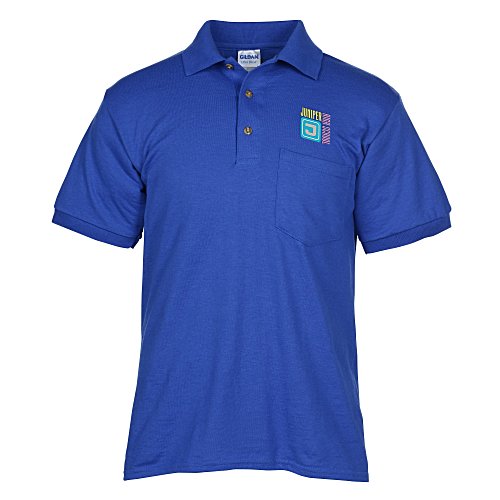 Gildan 6 oz. DryBlend 50/50 Jersey Pocket Polo Main Image