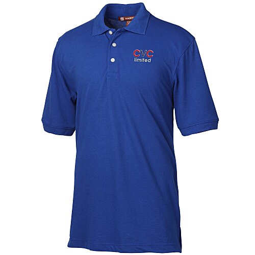 Harriton 5.6-oz Easy Blend Polo - Men's - Embroidered Main Image