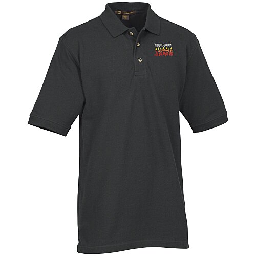 Harriton 6-oz Ringspun Cotton Pique Polo - Men's - Embroidered Main Image