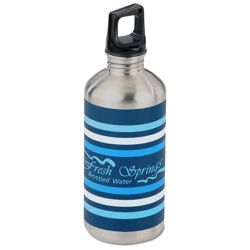 h2go Classic Stainless Steel Sport Bottle – 20 oz. – Stripe Main Image