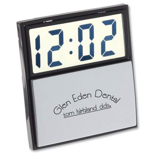 Color Framed Digital Clock - Opaque Main Image