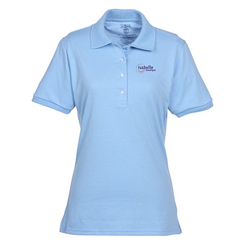 Jerzees SpotShield Jersey Knit Shirt - Ladies' - Embroidered Main Image