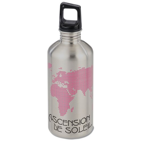 h2go Classic Stainless Steel Sport Bottle – 20 oz. – Globe Main Image