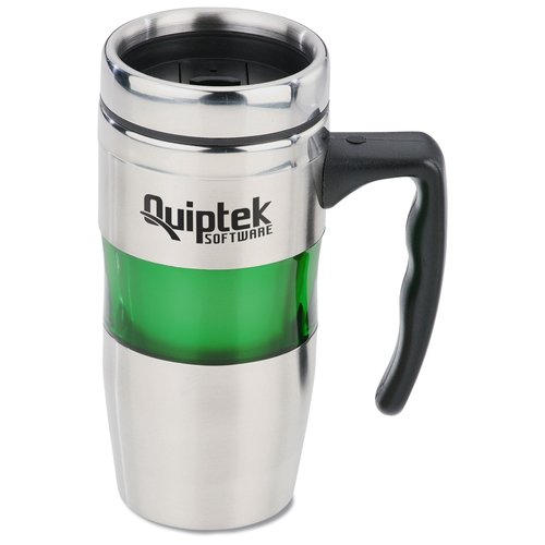Stainless/Acrylic Banded Mug - 16 oz. Main Image