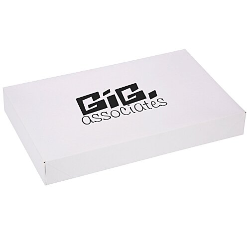 Apparel Gift Box - 9-1/2" x 15" x 2" - Gloss White Main Image