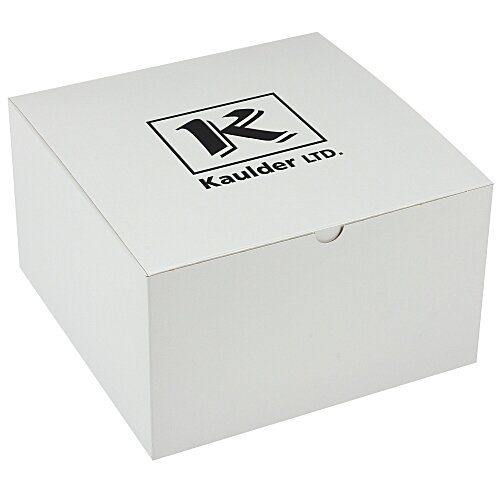 Gift Box - 10" x 10" x 6" - Gloss White Main Image