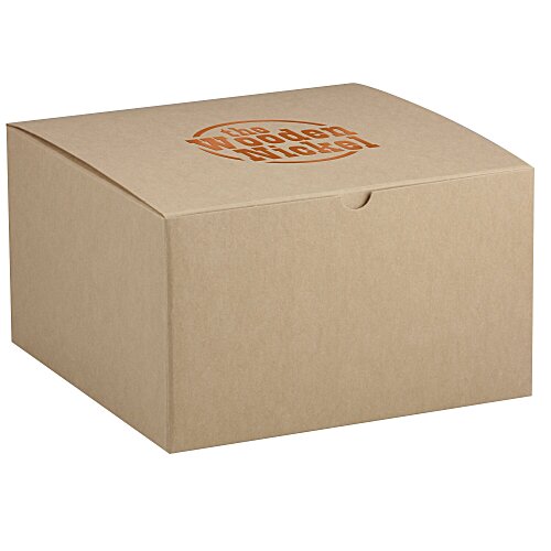 Gift Box - 10" x 10" x 6" - Natural Kraft Main Image