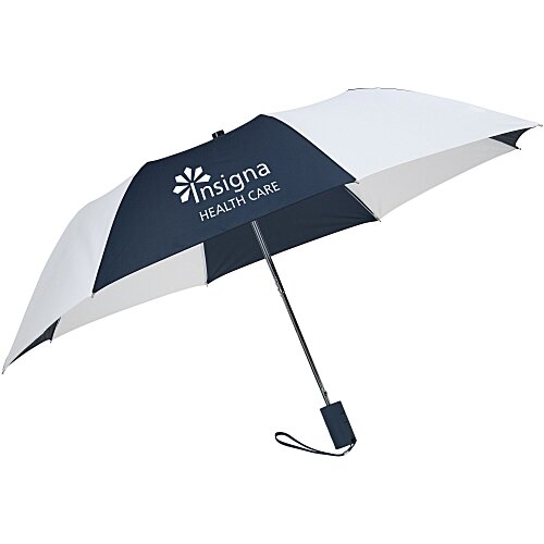42" Folding Umbrella with Auto Open - Alternating - 42" Arc Main Image
