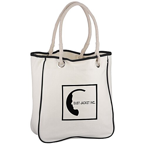 Cotton Canvas Rope Tote Main Image