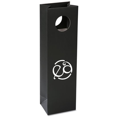 Round Handle Wine Gift Bag - Solid Main Image