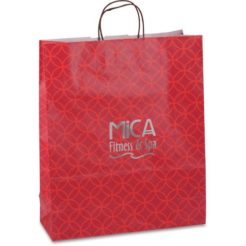 Kaleidoscope Shopping Bag - 19-1/4" x 16" - Scarlet Gardens Main Image