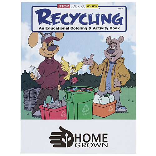 Recycling Coloring Book Main Image