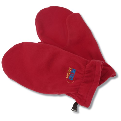 Recycled Polyester Fleece Mittens Main Image