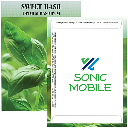 Standard Series Seed Packet - Sweet Basil Main Image