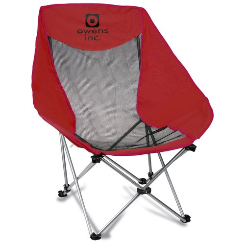 Folding Oversized Mesh Chair w/ Carrying Bag-OVERSTOCK Main Image
