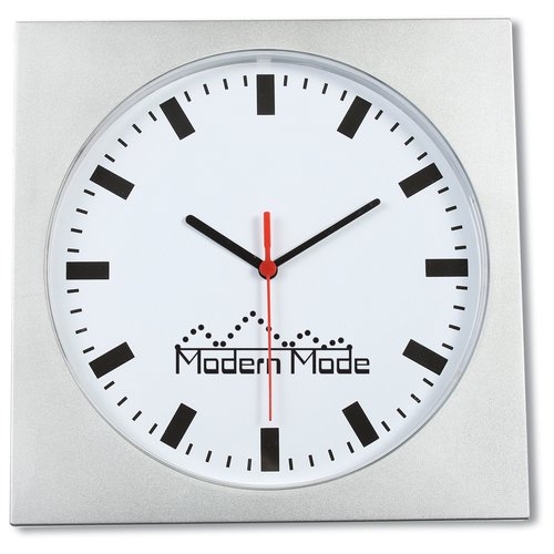 Square Wall Clock - 12" Main Image