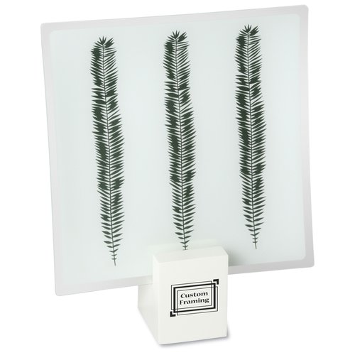 Designer Glass Plate - Fern Leaf Main Image