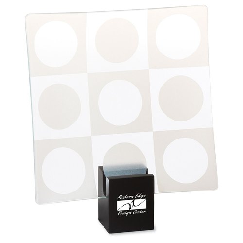 Designer Glass Plate - Circle Contrast - 8" Main Image