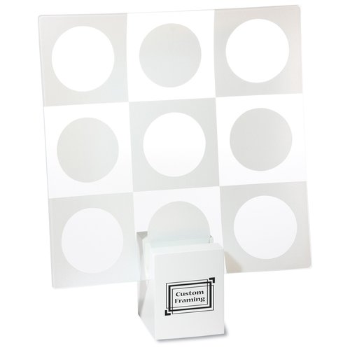 Designer Glass Plate - Circle Contrast - 12" Main Image