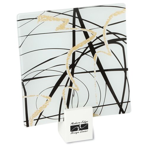 Designer Glass Plate - Hash - 8" Main Image