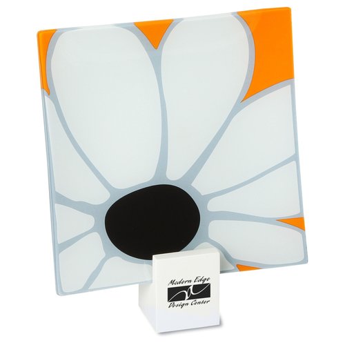 Designer Glass Plate - Sunflower - 8" Main Image