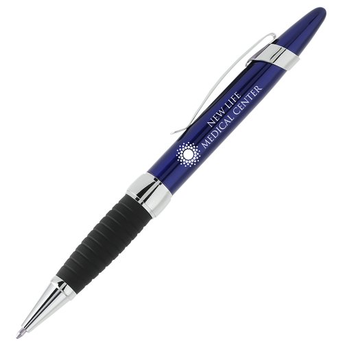 Ribbed Grip Metal Pen Main Image