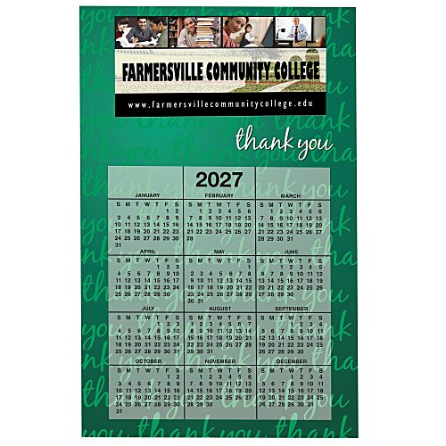 Calendar Magnet - Medium - Thank You Main Image