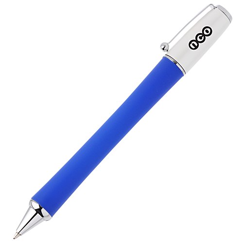Pearl Capped Contour Metal Pen Main Image