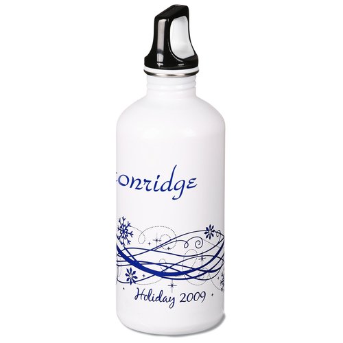 h2go Stainless Steel Bottle - 20 oz. - Hol Design - White Main Image