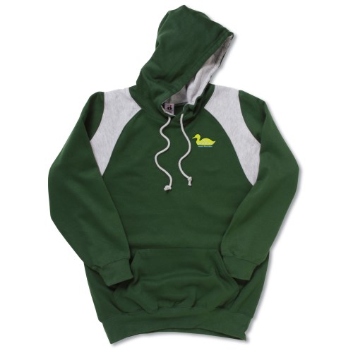 Badger Hooded Sweatshirt w/Color Block Shoulder Panels Main Image