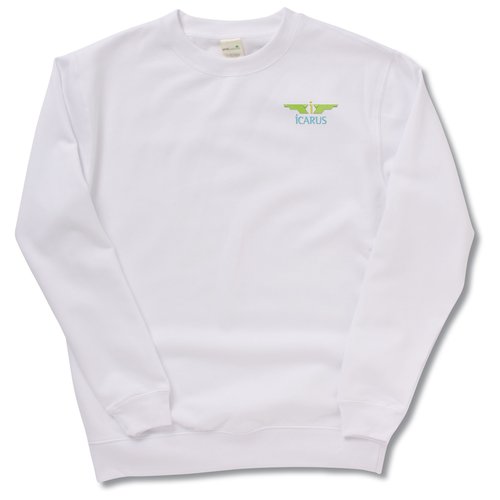 Anvil Sustainable Organic Cotton/Recycled Sweatshirt - White Main Image