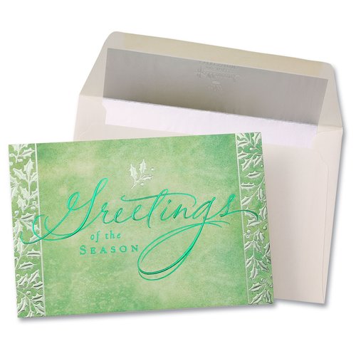 Decorative Holly Greetings by Hallmark Main Image