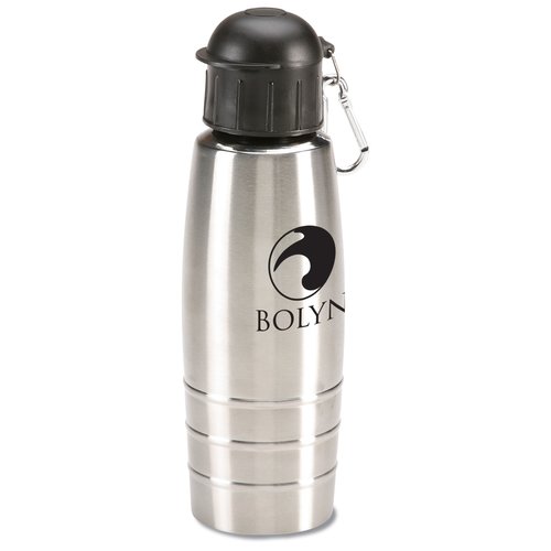 Single Wall Stainless Steel Sport Bottle - 24 oz. - 24 hr Main Image