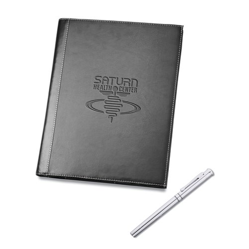 Deluxe Padfolio w/ Free Roller Ball Pen Main Image