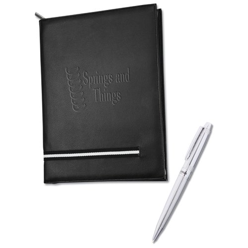 Balmain Concorde Zippered Padfolio w/ Free Balmain Twist Pen Main Image