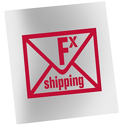 Chrome Custom Shape Sticker - S Main Image