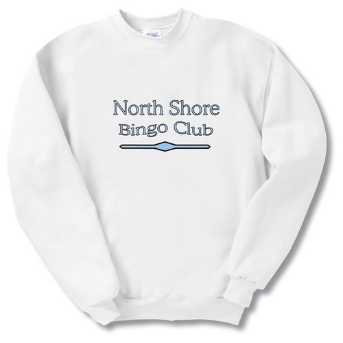Hanes Comfortblend Sweatshirt - Applique Felt - White Main Image