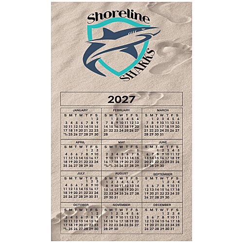 Calendar Magnet - Medium - Footprints Main Image