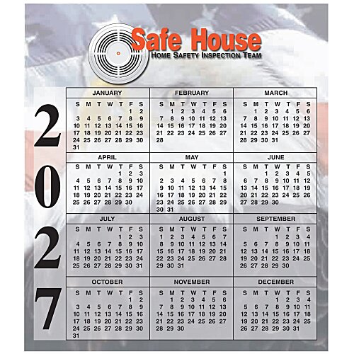 Calendar Magnet - Small - Patriotic Main Image