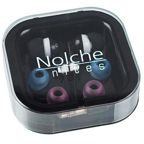 Earbuds with Interchangeable Covers Main Image