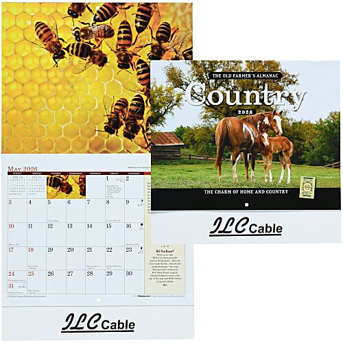 The Old Farmer's Almanac Calendar - Country - Stapled Main Image