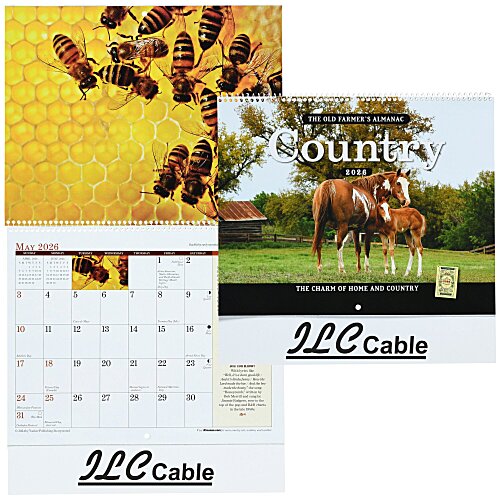 The Old Farmer's Almanac Calendar - Country - Spiral Main Image