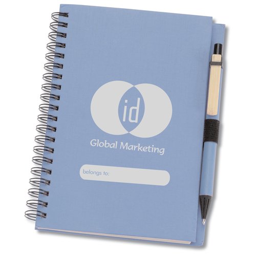 ID Recycled Notebook w/Pen Main Image