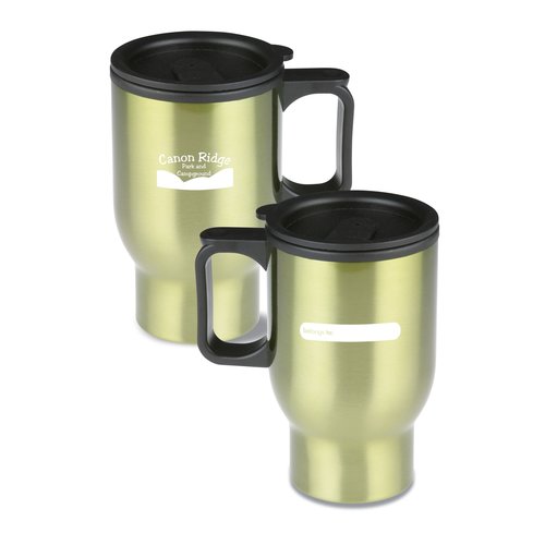 ID Colored Stainless Steel Travel Mug - 15 oz. Main Image