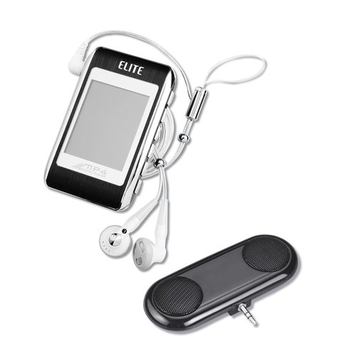 Peak MP4 Player - 1GB w/ Free Mini Speaker Main Image