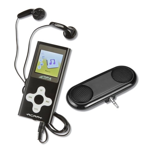 Mack MP3 Player - 1GB w/ Free Mini Speaker Main Image