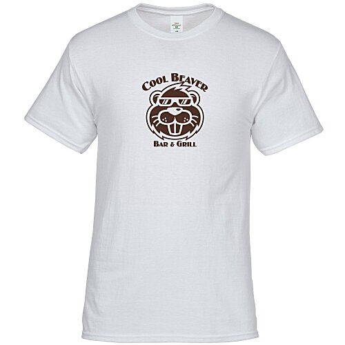 Hanes 50/50 ComfortBlend T-Shirt - Screen - White Main Image